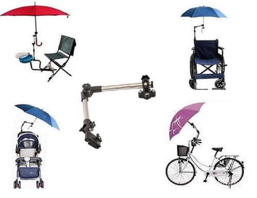 Schirmhalter für fahrrad - schirmhalter, /